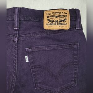 LEVI'S purple jeans white label 511